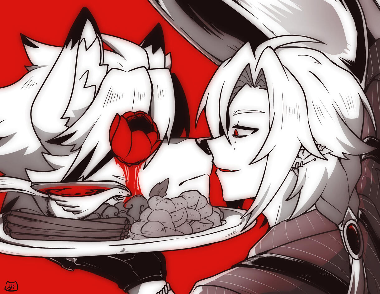 2 characters bust up